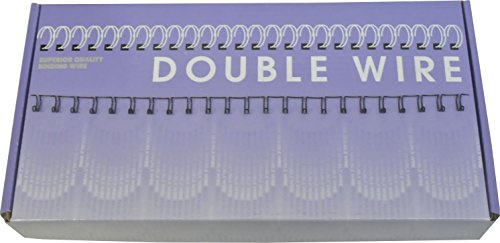 r&b 23RM64-SW Drahtbinderücken 23 Ringe 6.4 mm, 1/4 Zoll, 2:1 Teilung, 100 Stück, schwarz