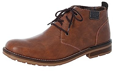 Rieker Homme Bottines B1340, Monsieur Bottines Lacets, Demi Bottes,Bottillon à Lacets,Nuss,42 EU / 8 UK