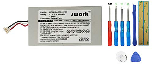 Swark Akku LIP1412 Kompatibel mit Sony Playstation Portable PSP Go PSP-N100, PSP-N1000, PSP-N1001, PSP-N1002, PSP-N1003, NA1006 with tools