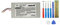Swark Akku LIP1412 Kompatibel mit Sony Playstation Portable PSP Go PSP-N100, PSP-N1000, PSP-N1001, PSP-N1002, PSP-N1003, NA1006 with tools