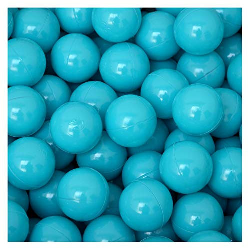 LittleTom Ab Null: 50 Bunte Bälle für Bällebad Baby Spielbälle 5,5cm - Indoor Outdoor Spielzeug für Spielzelt Spieltunnel Bällebad Kinder Plastikbälle Klein - Babyspielzeug Bällchenbad für Babys