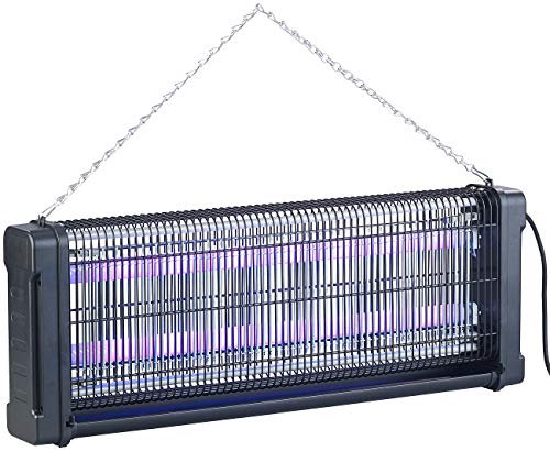 Lunartec Mücken-Lampe: UV-Insektenvernichter mit Rundum-Gitter, 2 UV-Röhren, 2.000 V, 40 Watt (Lampe-Insektenvernichter, Insektenlape, Moskitonetz)