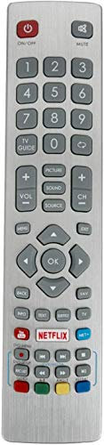 ALLIMITY SHW/RMC/0115 SHWRMC0115 Télécommande remplacée pour Sharp Aquos 3D HD Smart TV with Netflix Youtube Net+