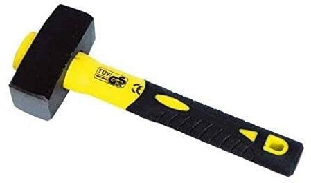 Mazo de mortero de 1000-100426 - Cabezal de acero endurecido. Mango de fibra.