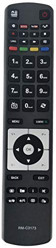 VINABTY RMC3173 RM-C3173 Replacement Remote Control Fit for JVC LED TV LT-39C740 LT-50C740 LT39C740 LT50C740