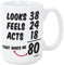 LAF 80 1-2 und 4 Becher-Set 15 oz 38 ml, Rot