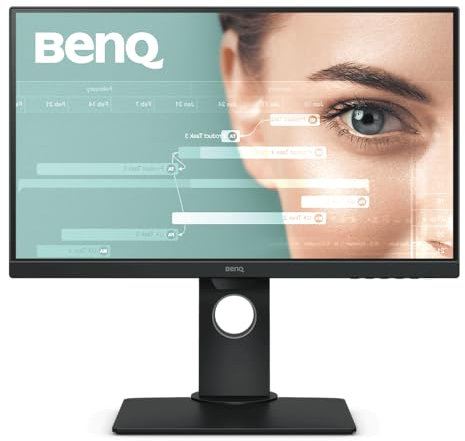 BenQ GW2780T 27 Inch 1080p Eye Care LED IPS Monitor, Anti-Glare, HDMI, Height Adjustable - Black