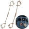 LOVE DEPOT Cup Catcher, Spielzeug Sicherheitsgurte Trinkbecher Halteriemen für Kinderwagen Hochstuhl Autositz, aus Lebensmittelqualität Silikon, BPA-frei, 2er-Pack (Sand+Light Grey)