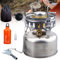 Fornellino Campeggio, Mini Fornelli a Benzina Stufa Campeggio Portatile Acciaio Inossidabile Fornello per Picnic Escursionismo, Ultra Leggero e Resistente, Peso: 405g/810g(Color:Silent type,Size:A)