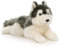 Uni-Toys - Husky grau, liegend - 38 cm (Länge) - Plüsch-Hund - Plüschtier, Kuscheltier