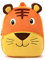 BEFUNIRISE Kleinkind-Rucksack für Jungen und Mädchen, niedlicher weicher Plüsch-Tier-Cartoon-Mini-Rucksack, klein für Kinder von 2–6 Jahren, Tiger Orange, Einheitsgröße, Niedlicher Rucksack