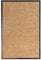vidaXL Fußmatte Waschbar Schmutzfangmatte Türmatte Fußabtreter Schmutzmatte Schmutzfangläufer Sauberlaufmatte Innen Außen Creme 40x60cm