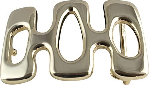 BELTINGER Gürtelschnalle Zeros 4,0 cm | Buckle Wechselschließe Gürtelschließe 40mm Massiv | LARP- und Mittelalter-Outfit