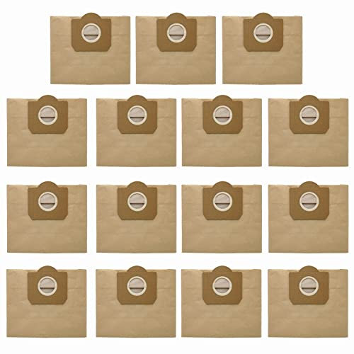 Roboparts 6.959-130.0 - Bolsas para aspiradoras multiusos Kärcher WD 3, MV 3, WD 3.200 hasta WD 3.800M SE4001 SE 4002 (15 unidades)