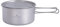 Boundless Voyage Pentola in titanio da 1,8 l con manici pieghevoli, kit per campeggio, escursionismo, set di pentole e padelle, per 1-4 persone (solo 1,8)