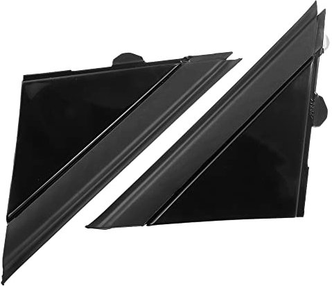 X AUTOHAUX Gloss Black Door Mirror Flag Cover for Fiat 500 1SH17KX7AA 1SH16KXAA
