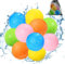 Wiederverwendbare Wasserballons, Nachfüllbare Wasserbälle - Poolspielzeug für Jungen und Mädchen, Outdoor-Aktivitäten Wasserspielzeug für Kinder Selbstdichtender Wasserspritzball (10Pack)
