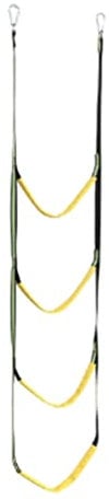 Gcroet Rope Ladder for Boat,Boat Ladders 4-Step Folding Removable, Boat Rope Ladder 4 Steps Marine Rope Ladder Extension Portable Swim Ladder for Sailboat Canoeing