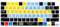 WYGCH Shortcut Serato Keyboard Cover for MacBook Air 13.6 15.3 M2 A2681 A2941 M4 A3240 A3241,2021-2023 Pro 14 A2442 and Pro 16 A2485, Silicone Keyboard Protector (Ser