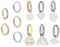 Depesche 11834-013 Charm Buchstabe M, vergoldeter Anhänger für Halsketten, Armband und Ohrringe, ideal als kleines Geschenk