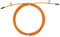 PATIKIL 10Ft Speed Jump Rope Replacement Cable, 2.5mm Professional Skipping Rope Steel Wire Replace for High Speed Jump Ropes, Orange