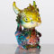 Qianwei Kristall-Drachen-Figuren – Geblasenes Glas, Drachen-Dekor-Statue, Büro, Tisch, Schreibtisch, Dekorationen, Weihnachts-Sammelfiguren, Mini-Kristallgeschenke, Glastiere