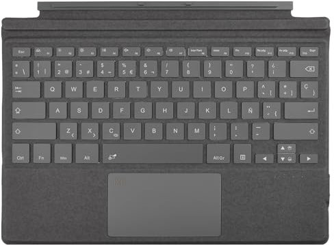Rii SF107 Teclado Inalámbrico Bluetooth Magnétic para Microsoft Surface Pro Signature Teclado, Layout Español (Surface Pro 3/4/5/6/7/7 Plus)
