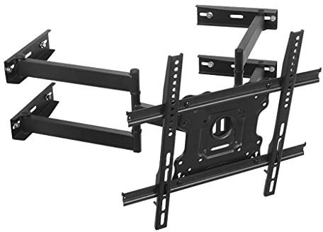TV Standfuss TV-Wandhalterung TV-Wandhalterungsarm, für die meisten 32-70-Zoll-Fernseher, trägt bis zu 40 kg, der maximale Abstand beträgt 400 x 400 mm
