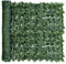 REOVE Artificial Ivy Privacy Fence Screen, Artificial Hedge Fence Green Leaf Ivy Screen Plant Wall Fake Grass Decorative Backdrop for Privacy Protection Home Balcony Garden(Two - 3m x 0.5m Rolls)
