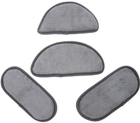 Beatifufu 4pcs Microfiber Drip Mat Set for Water Dispenser Absorbent Fridge Mats for Catching Leaks and Water Droplets Grey Rectangular Half Design