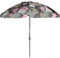 Roxy Parasol de plage avec protection solaire UV 50+ – Inclinaison réglable, coupe-vent, léger et portable avec sac de transport – Parfait pour la plage, la terrasse ou l'extérieur, anthracite, 2,1 m