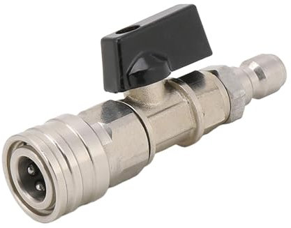 FLCPJGV Kugelhahn-Set für Hochdruckreiniger, 3/8 Zoll oder 1/4 Zoll, Edelstahl, für die Deckreinigung, 1 4in