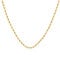 EMILIAZ Asha Necklace 18K Gold Plated Rope Chain for Women, 3mm 46cm Stainless Steel, Elegant Trendy Jewellery for Layering, Stackable, Lead & Nickel-Free, Women's Everyday Jewellery, with Gift Box