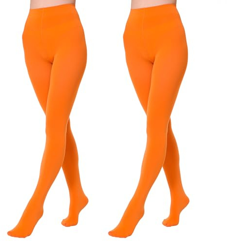 EVERSWE 2 Pairs Women's Microfiber Opaque Tights