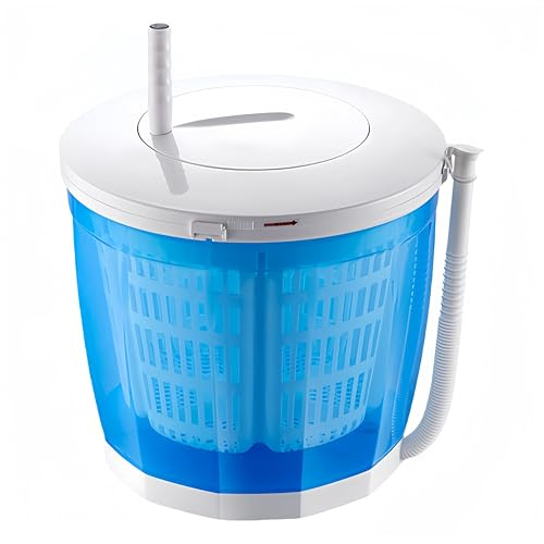 Lavadora y secadora de ropa portátil, lavadora manual de manivela y secadora giratoria, lavadora de viaje no eléctrica para apartamento, RV