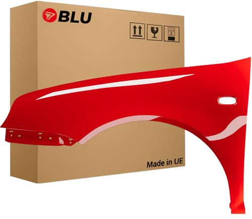 BLU Kotflügel Passend für Volkswagen Golf IV 4 LY3D Links Rot | 1997-2006 | Vorderseite Vorne | Lackiert | Einbaufertig