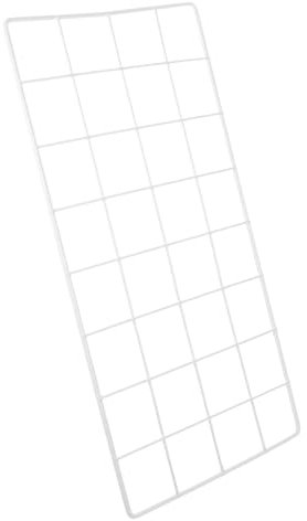 GARVALON Draht-wandgitter-Panel - Gitter-wandpanel-displayständer - Fotorahmen-aufbewahrungsregal - Elegantes Mesh-Gitter-Design - Wohndekor