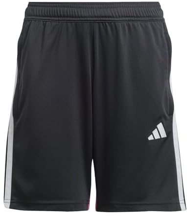 adidas Kids Tiro 25 Essentials Shorts Black/Grey/Magenta 11-12 Years