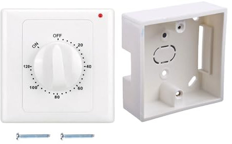 DABAIXIONG Interruptores Temporizador Recuento Mecánico Pared Controlador Sincronización Potencia Interruptores 220V Interruptores Control del Temporizador Digital Placa