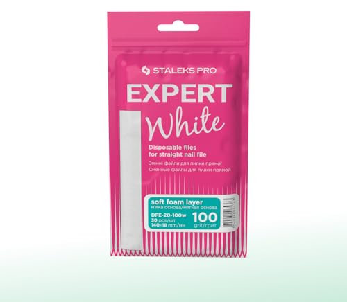 STALEKS EXPERT DFE-20-100 W - Lima intercambiabile, con strato adesivo, grana 100 grit, confezione da 30 pezzi