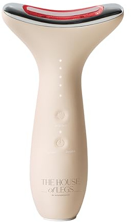 THE HOUSE of LEGS EMS & Light Therapy Device Massagegerät - by SUMMERSAVER | Für Gesicht, Hals & Beine, Anti-Cellulite & Hautstraffung, straffere Konturen & schöneres Hautbild, Blau-, Grün- & Rotlicht
