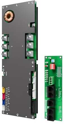 JKBMS Inverter BMS 8S-16S 24V-48V 300A - V19 Home Energy Storage BMS con UART para Nueva Pantalla, Equilibrio Activo 2A, Bluetooth Integrado, RS485 y Can, para Sistema Solar (JK-PB2A16S30P V19)