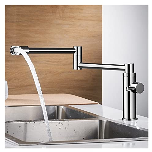 CVFRDD Remplisseur de Pot à Montage Mural Robinets de Cuisine en Laiton Robinet à Eau Froide Simple for la cuisi-ne mélangeur Levier 360 Rotation Pot remplisseur