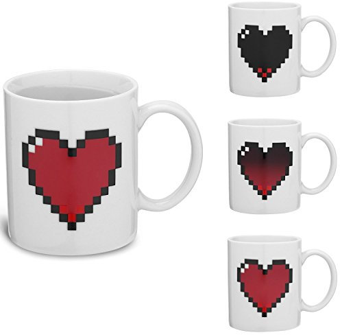 KIKKERLAND Taza, Cerámica, Blanco, 12 cm