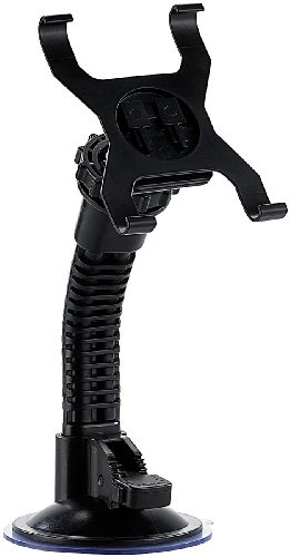 NavGear Tablet Kfz Halterung: Schwanenhals-Tablet-Halterung mit extra starkem Saugfuß (7) (Auto Schwanenhals, Saugnapfhalterungen, iPad)