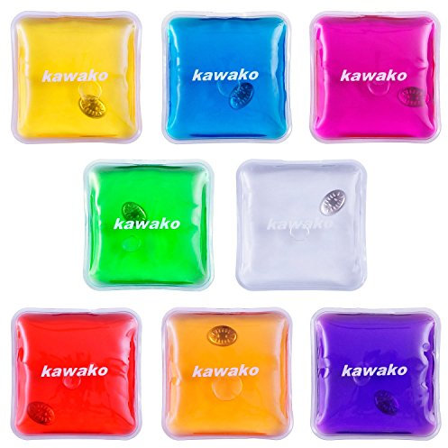 Bütic GmbH Taschenwärmer 8er Set Multicolor - Quadrat - Handwärmer Heizpad Wärmepad Firebag Wärmekissen