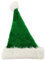 Ciffre Weihnachtsmützen Mütze Nikolausmütze Weihnachtsmütze Santa Plüsch Grün Plüsch