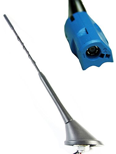 23cm Dach-ANTENNE OPEL ANTENNENFUSS KFZ Auto PKW HC97 Adapter-Stecker AKTIV Radio FM OPEL Corsa D SIGNUM Astra G Caravan G CC G Vauxhall MK II III (D) Meriva MK I Vauxhall Vectra MK II Zafira
