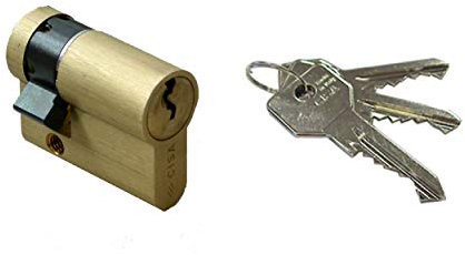 Cisa 0G304.04.0.12 - Medio cilindro c2000 60mm niquelado