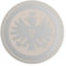 Eintracht Frankfurt Aufkleber - Logo silber - Sticker Ø 9 cm Autoaufkleber SGE